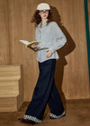 Easy Wear Stripe Soft Long Shirt