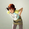 Slim Print Cartoon Cute Touch Soft T-Shirt