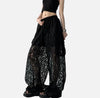 Cutwork Lace Retro Wide-Leg