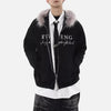 Faux Fur Essential Zip Hoodie