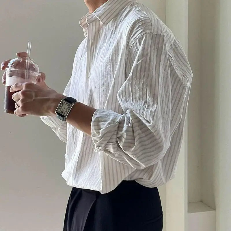 Tokyo Stripe Vintage Business Shirt