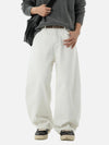 Cotton Retro Relaxed Trousers