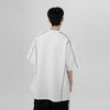 Block-Style Air-Light Stars-and-Stripes Black Short Sleeve T-Shirt