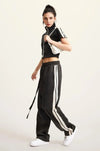 Kadın Y2K Crop Tişört, stil görünüm — Navra Wear