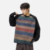 Raglan Block Street Crewneck