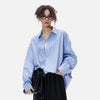 Soft Pleat Checker Cotton Everyday Shirt