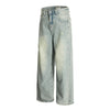 Breathable Faded Torn Denim Bell-Leg Denim