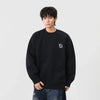 Nakışlı Bisiklet Yaka Sweatshirt, stil görünüm — Navra Wear
