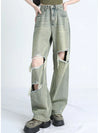 2000s Metro Heritage Western Style High-Rise Denim