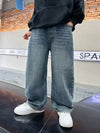 Boys Modern Easy Cut Wide Denim