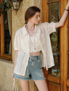 Cover-Up Knit Detail Lace Chic Hop Hip WOmen Cardigan