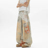 Vintage Baggy Jean Pantolon, yakın çekim — Navra Wear