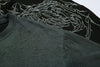 El Baskılı Oversize Tişört, kombin görünüm — Navra Wear