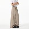 Khaki Suit Loose Wide-Leg