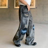 2000s Mosaic Torn Relaxed Classic Leg Denim