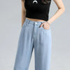 Fashionable Soft Bell Leg Relaxed Denim