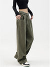 Forest Column High-Rise Trousers