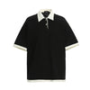 Old-Guard Snug Splicing Short Sleeve Sport-Collar Shirt