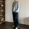 Düz Kesim Ekose Jogger, model üzerinde — Navra Wear