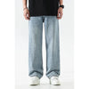 Wide Leg Jean Pantolon, yakın çekim — Navra Wear
