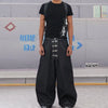 Lightweight High Waisted Bell Leg Denim