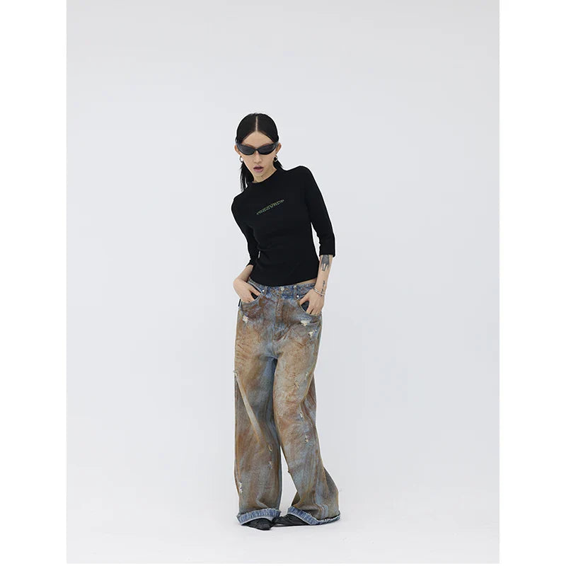 Flexible Metro Western Style Urban Beat Rusty Denim