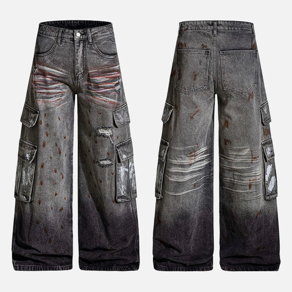 All-American Ink-Wash Indigo Street Jeans alternatif görünüm
