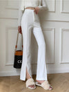 Slim Flare High-Rise Trousers