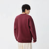 At Baskılı Bisiklet Yaka Sweatshirt, kombin görünüm — Navra Wear