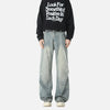 2000s Autumn Mosaic Relaxed Urban Beat Denim