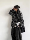 Vintage Plaid Easy Loose Fit Top