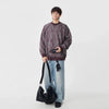 Bisiklet Yaka Sweatshirt, yakın çekim — Navra Wear