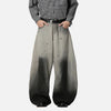 Splash Paint Ombre Color Bell Leg Denim