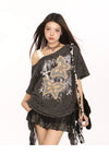 Chrysalis Print Relaxed-Cut Short Sleeve T-Shirt