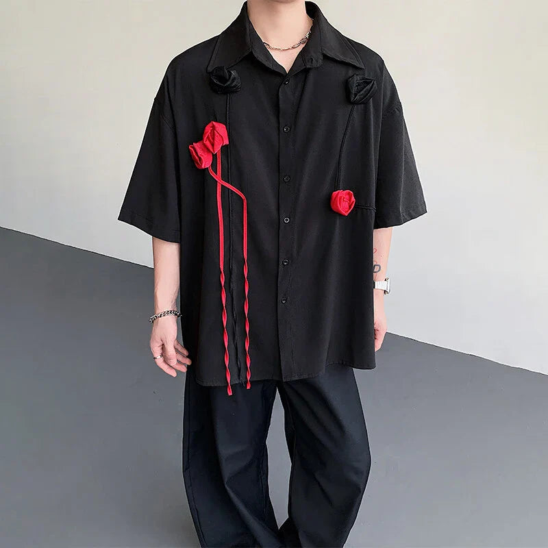 3D Panel Sculptural Short Sleeve Top