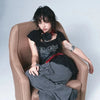 Shinjuku Digital-Age Tattoo Print T-Shirt