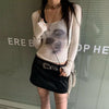 Sheer Mesh Cropped Han River Top