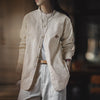 Soft Stripe Relaxed Collar Top