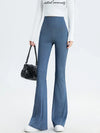 Women High-Rise Bell Denim Leggings Denim