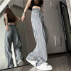 High Waisted Panelled Classic Leg Denim