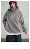 Polar Basic Sweatshirt, kombin görünüm — Navra Wear