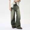Flexible Heritage Faded Relaxed Bell Leg Denim