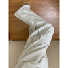Sleek Metro Beige High Waisted Utility Denim