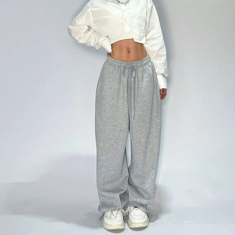 Kadın Vintage Bol Kesim Jogger, önden görünüm — Navra Wear