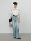 Sheer Lace Luxe Classic Summer Blouse