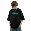 Ravestar Mint Illustrated Letter Print T-Shirt