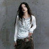 Heritage Shinjuku Digital-Age Mosaic Letter T-Shirt
