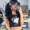 New-Millennium E-Girl Bunny Core Tube Top