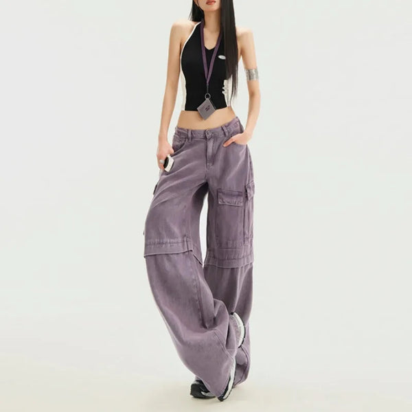 Classic Easy Cut High-Rise Denim alternatif görünüm