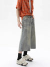 Effortless Versatile Cropped Wide Leg Denim Shorts